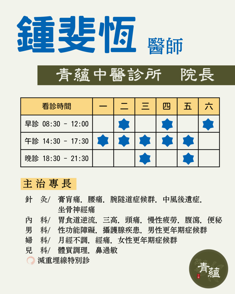 鍾斐恆醫師